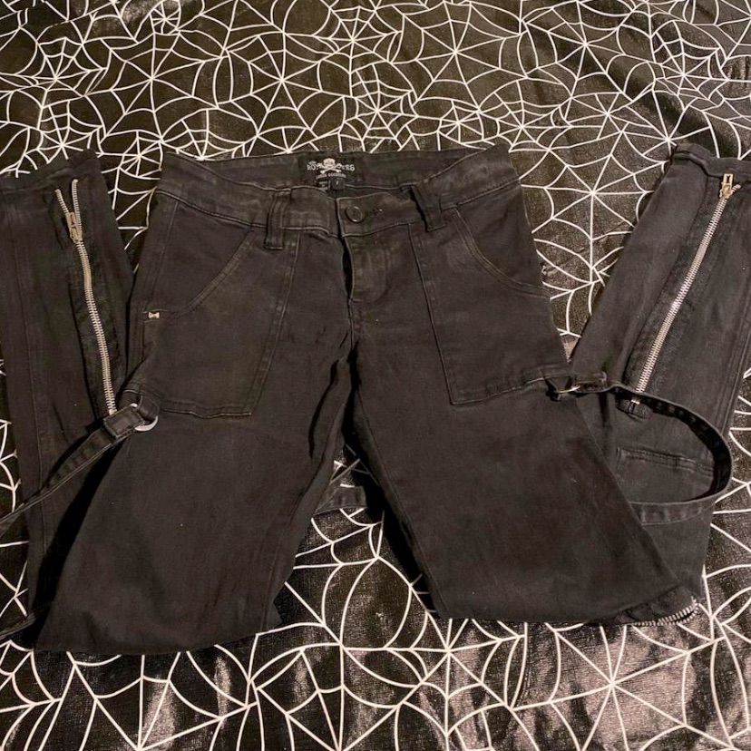 Strap Jeans By Royal Bones Hot Topic 90s / Tripp Nyc